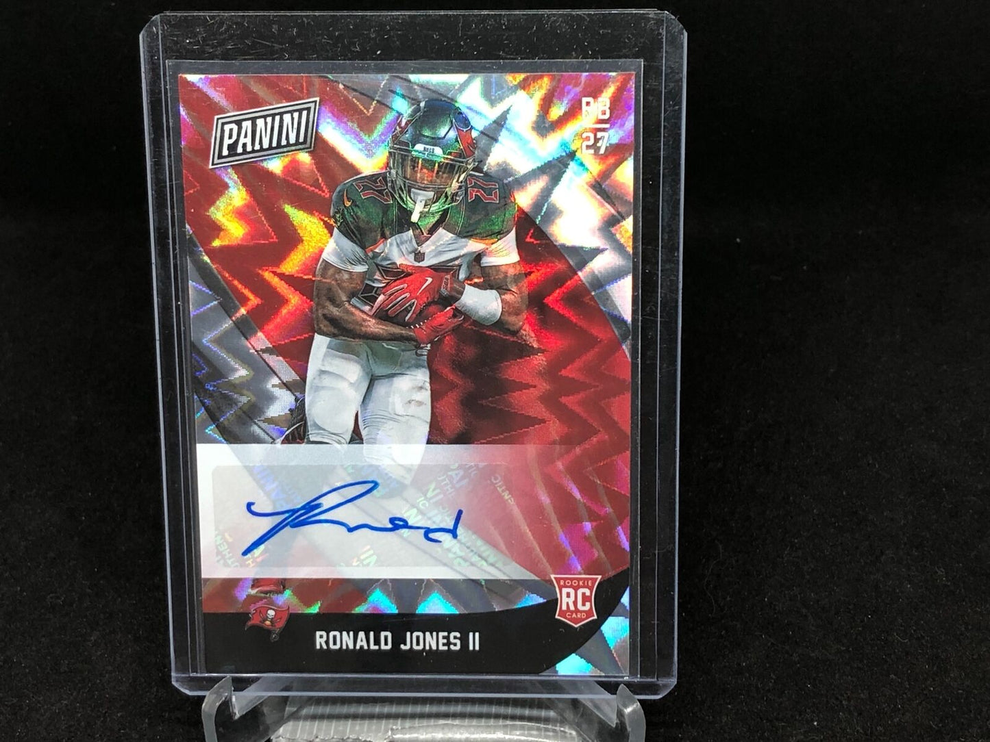 RONALD JONES II 2018 PANINI BLACK FRIDAY ROOKIE AUTO RC # 48