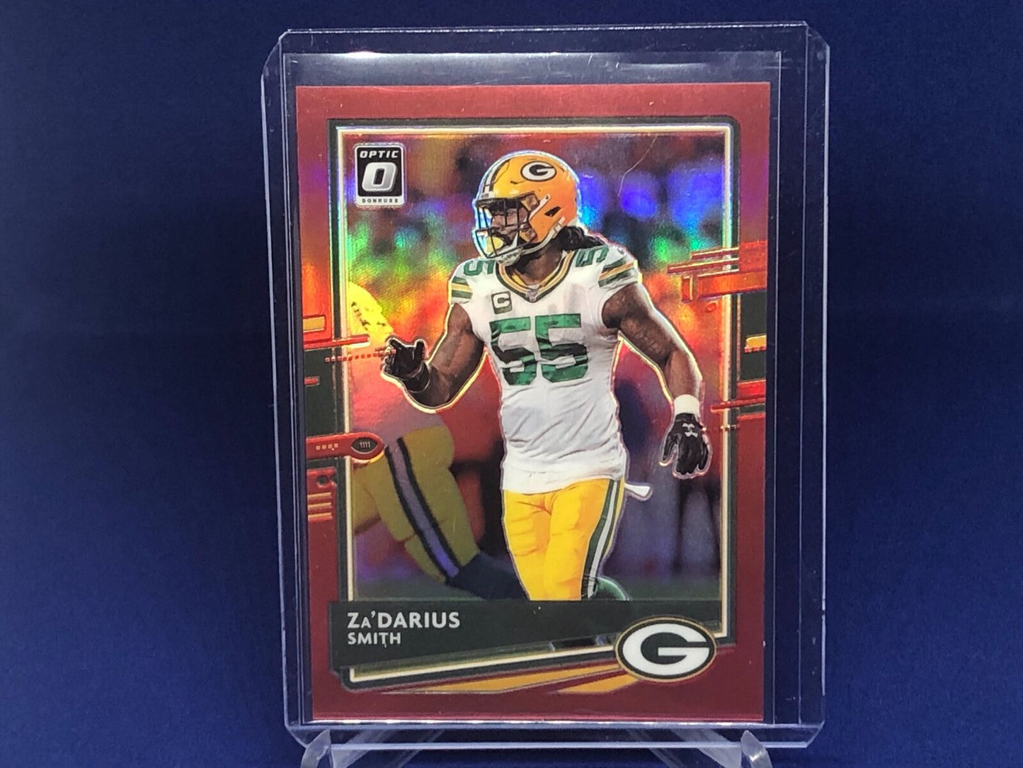 ZA'DARIUS SMITH 2020 PANINI DONRUSS OPTIC RED HOLO #D 93/99