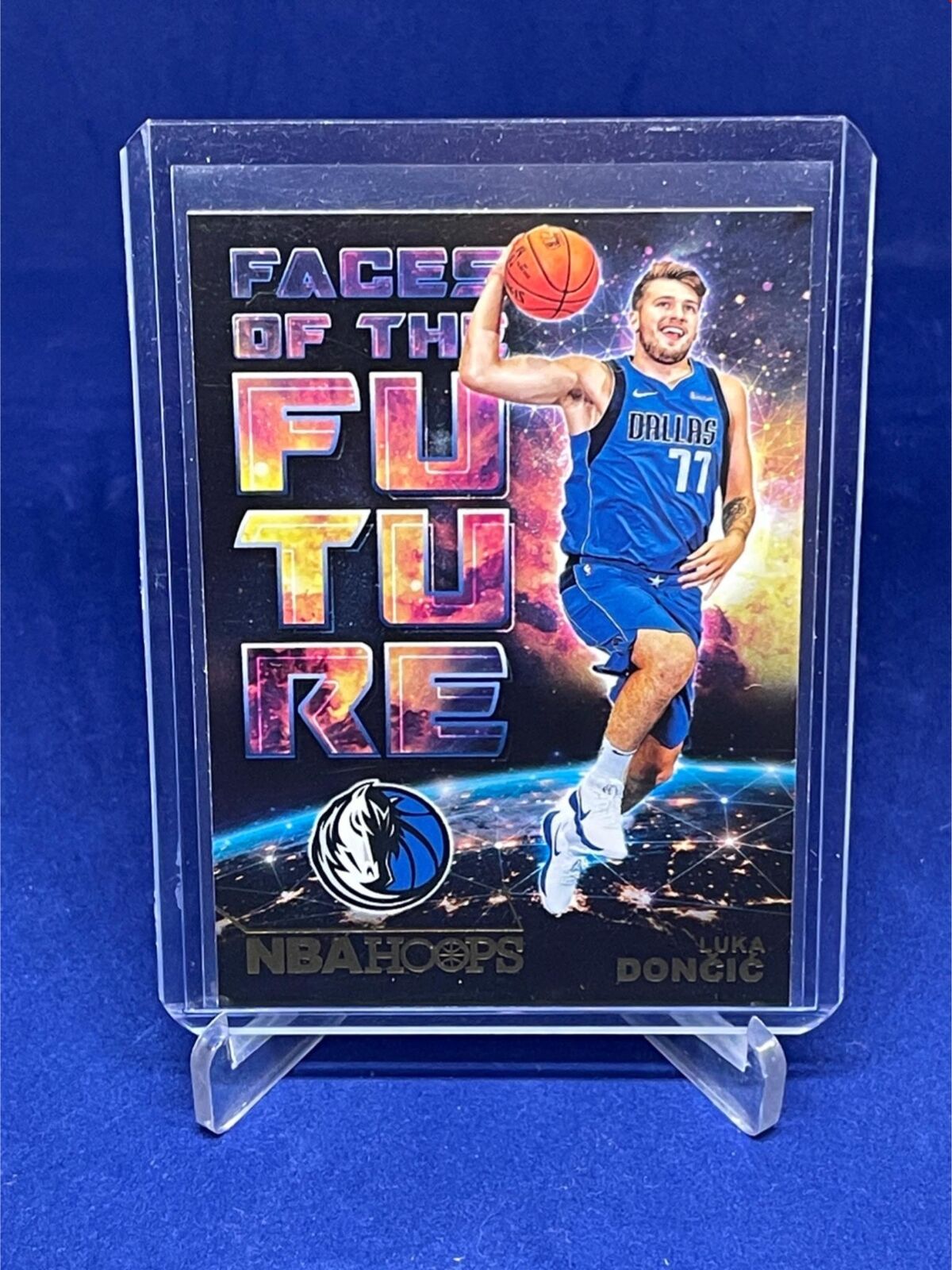 LUKA DONCIC 2018-19 PANINI NBA HOOPS FACES OF THE FUTURE ROOKIE RC # 3