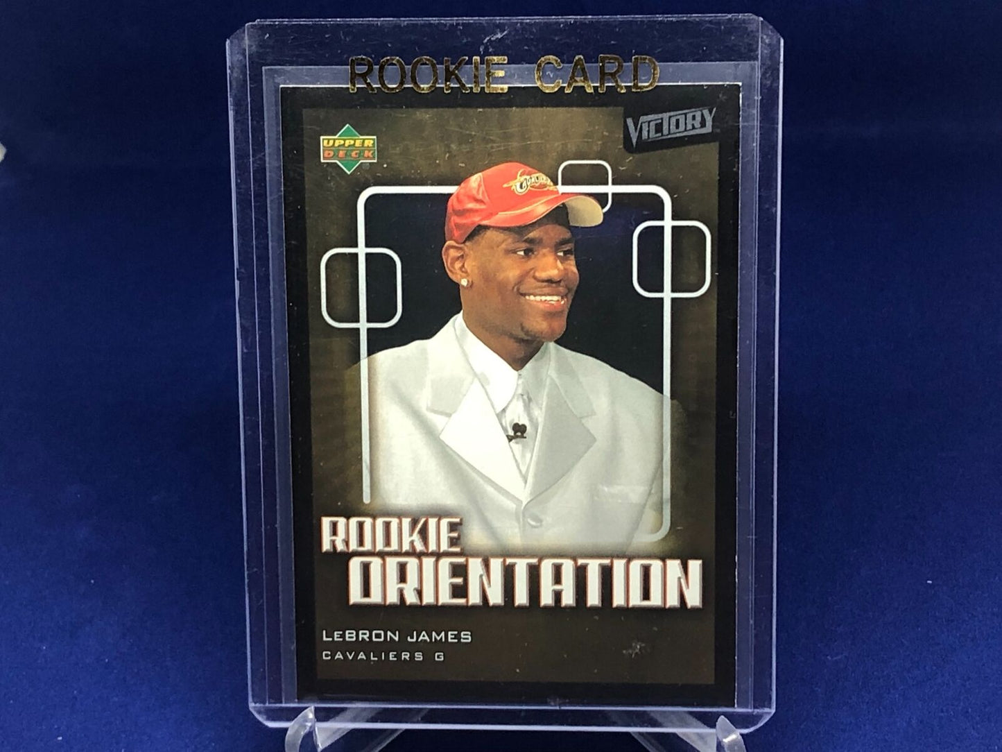 LEBRON JAMES 2003-04 UPPER DECK VICTORY ROOKIE ORIENTATION RC # 101