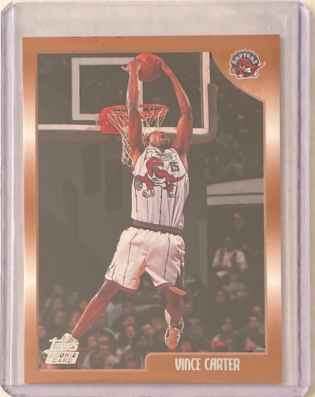 VINCE CARTER 1998-99 TOPPS ROOKIE RC #199