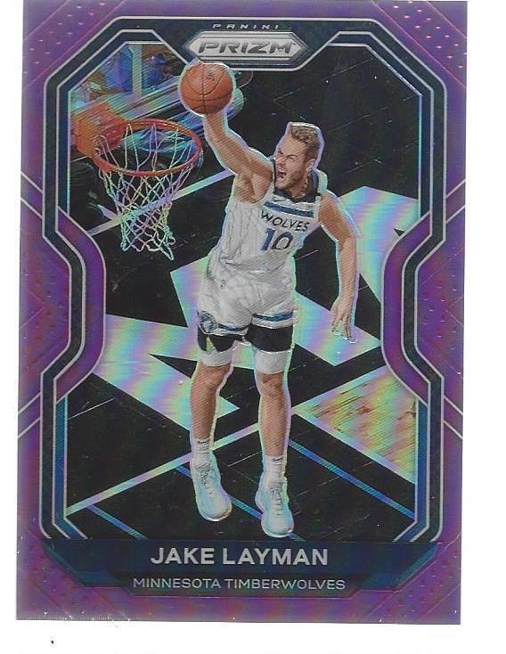JAKE LAYMAN 2020-21 PANINI PRIZM PURPLE PRIZMS #D 8/99