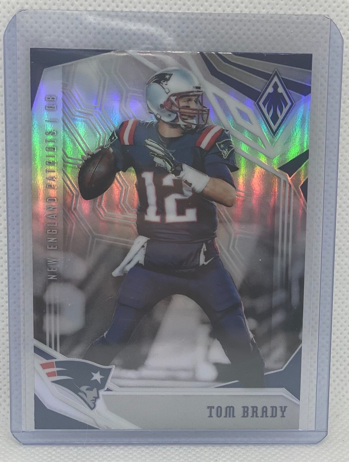 TOM BRADY 2018 PANINI PHOENIX SILVER PRIZM #63