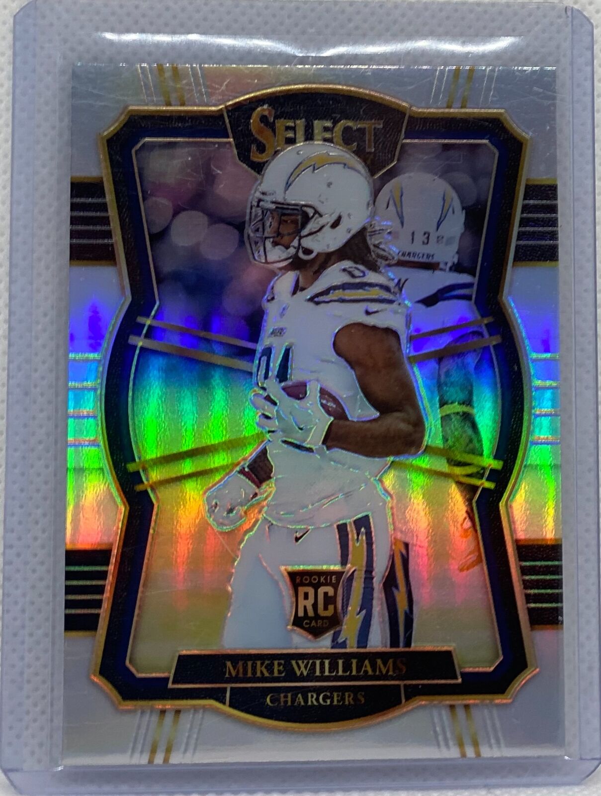 MIKE WILLIAMS 2017 PANINI SELECT SILVER PRIZM ROOKIE RC #138