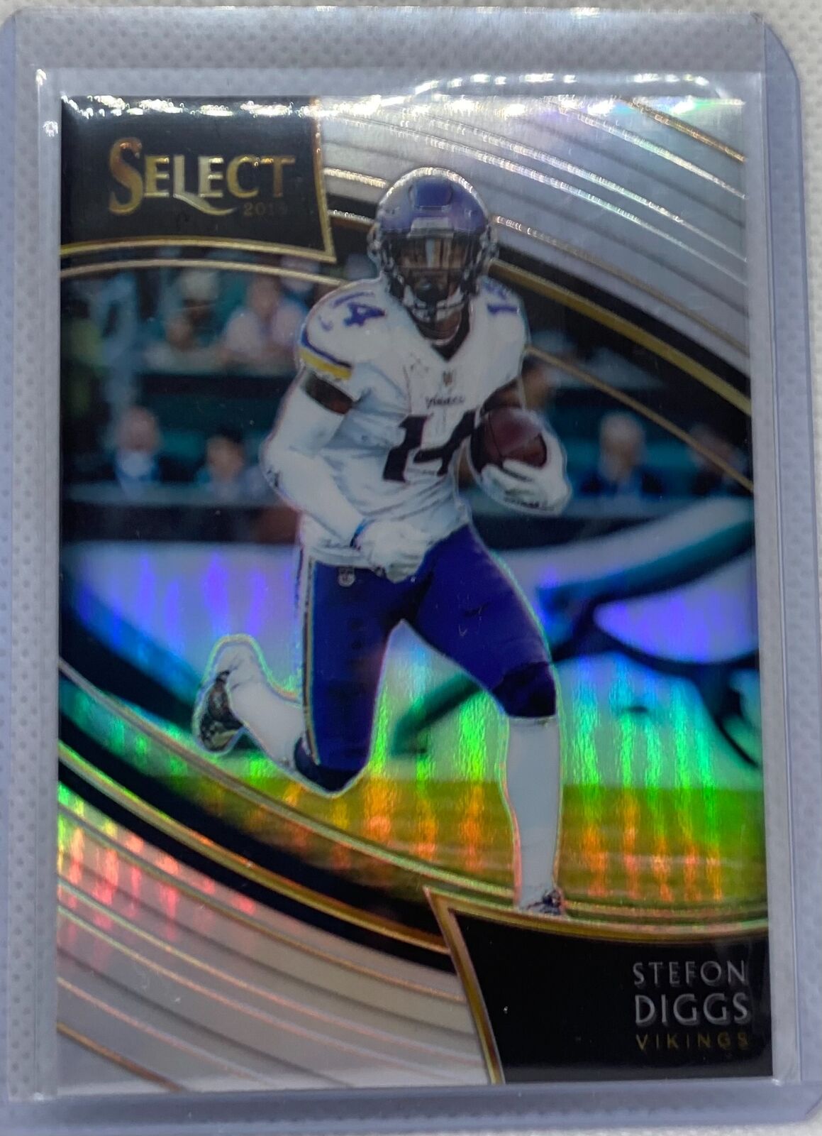 STEFON DIGGS 2019 PANINI SELECT SILVER FIELD LEVEL PRIZM #284