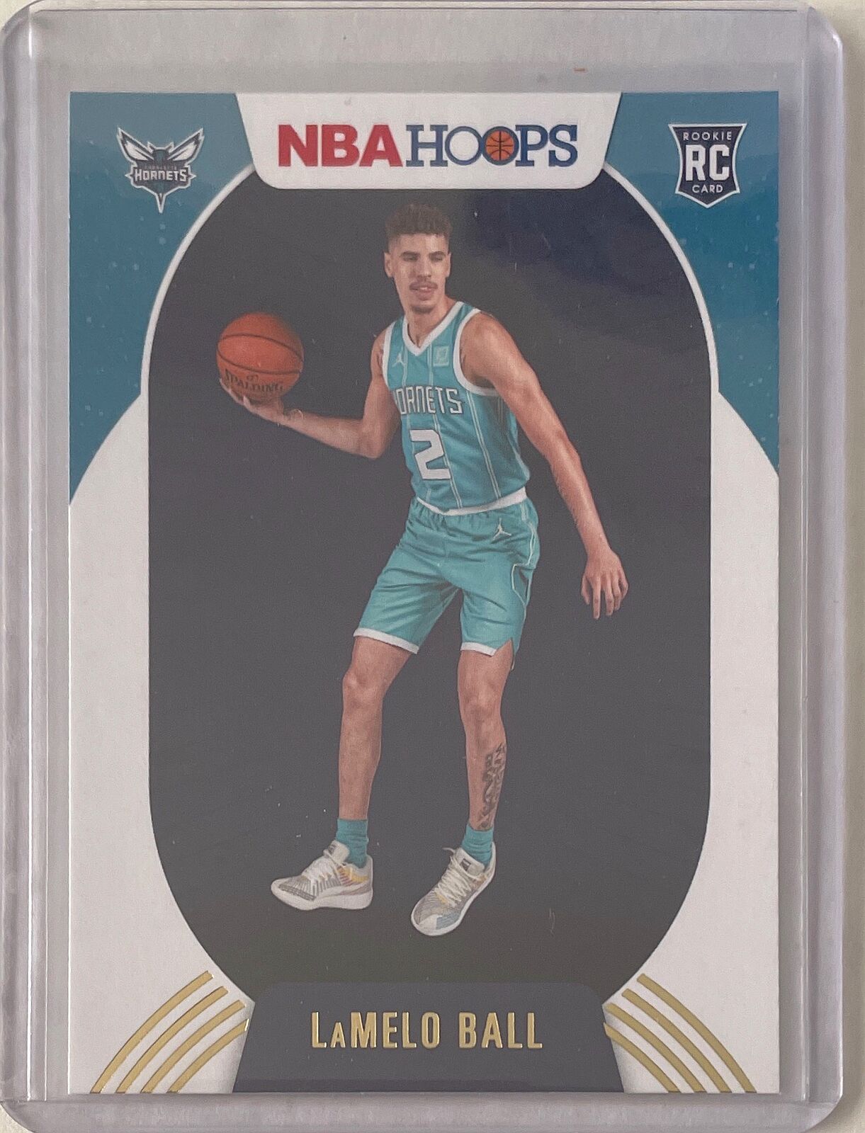 LAMELO BALL 2020-21 PANINI HOOPS WINTER GOLD FOIL ROOKIE RC #223
