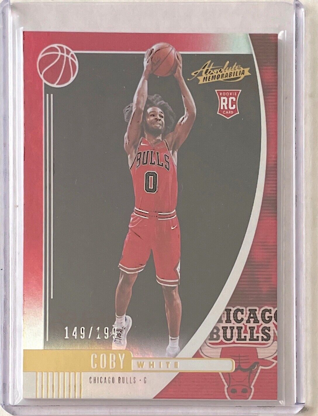 COBY WHITE 2019-20 PANINI ABSOLUTE MEMORABILIA RED XRC ROOKIE RC #D 149/199