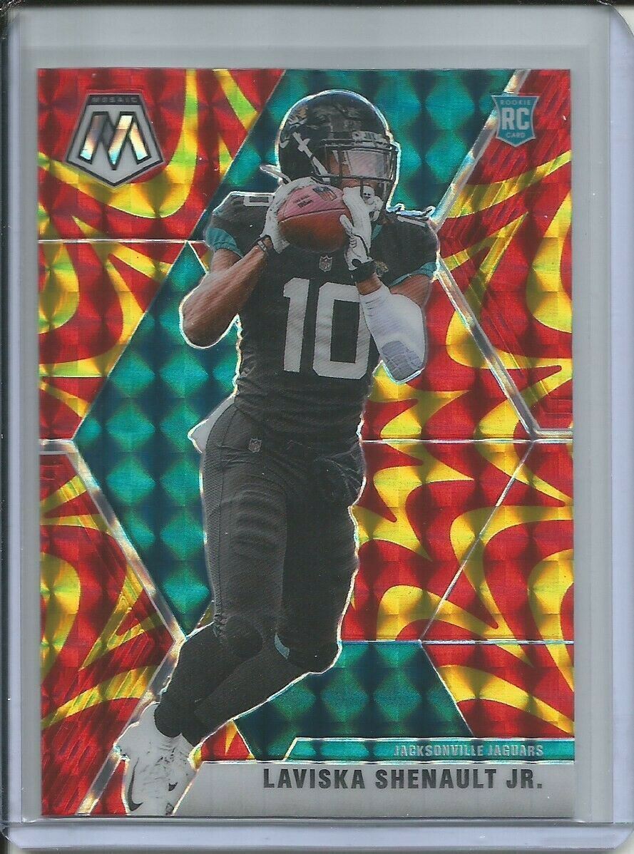 LAVISKA SHENAULT JR 2019-20 PANINI MOSAIC REACTIVE GOLD PRIZM ROOKIE RC JAGUARS