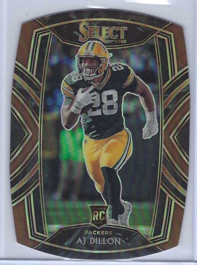 AJ DILLON 2020 SELECT CLUB LEVEL BRONZE PRIZM DIE CUT RC #D /355