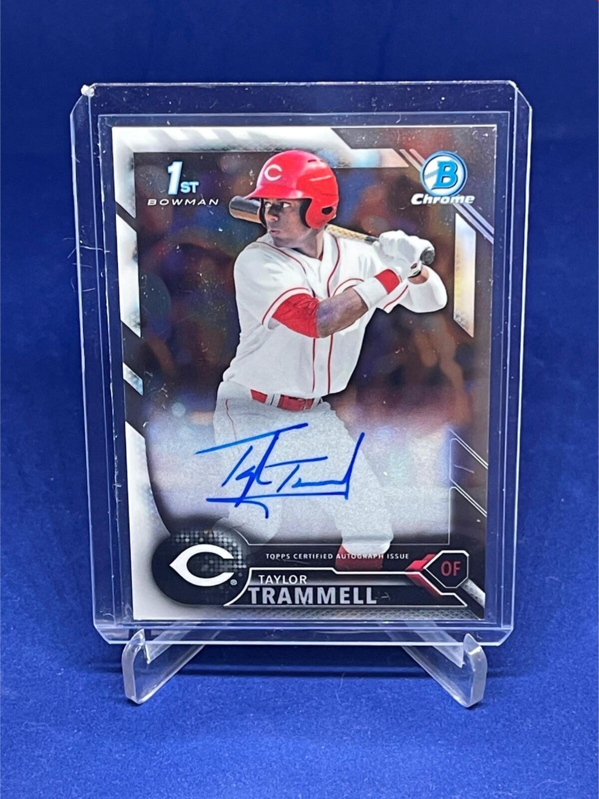 TAYLOR TRAMMELL 2016 BOWMAN CHROME 1ST AUTO PROSPECT