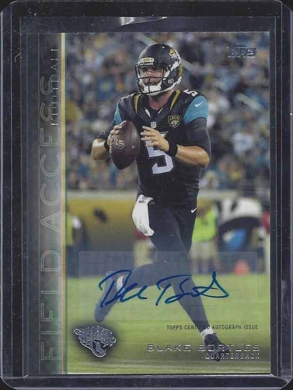 BLAKE BORTLES 2015 TOPPS FIELD ACCESS JAGUARS AUTO #61