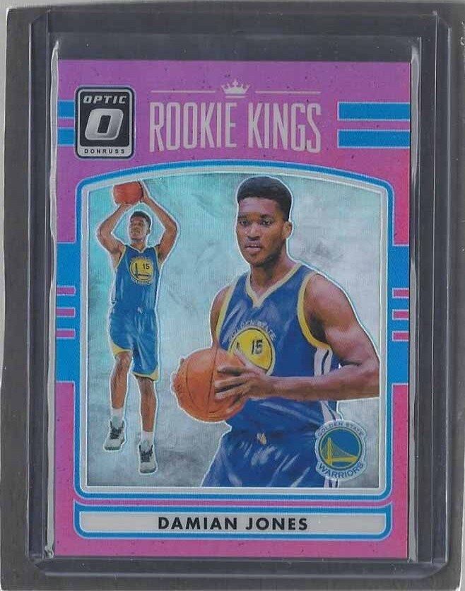 DAMIAN JONES 2015-16 DONRUSS OPTIC ROOKIE KINGS PINK HOLO ROOKIE RC #D 6/25