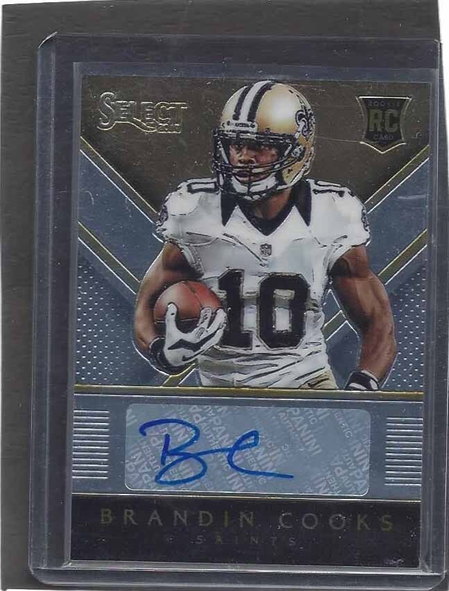 BRANDIN COOKS 2014 PANINI SELECT ROOKIE AUTO RC #D 68/99