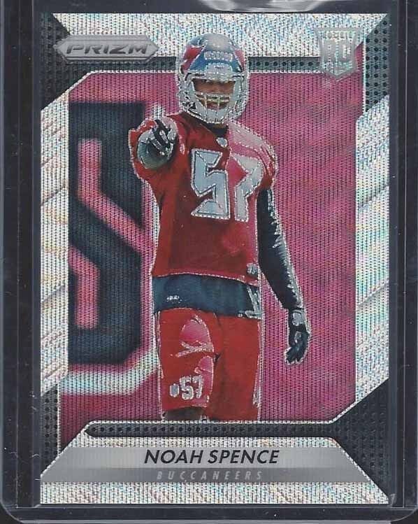 NOAH SPENCE 2016 PANINI PRIZM BLUE WAVE PRIZMS REFRACTOR RC #D 24/149
