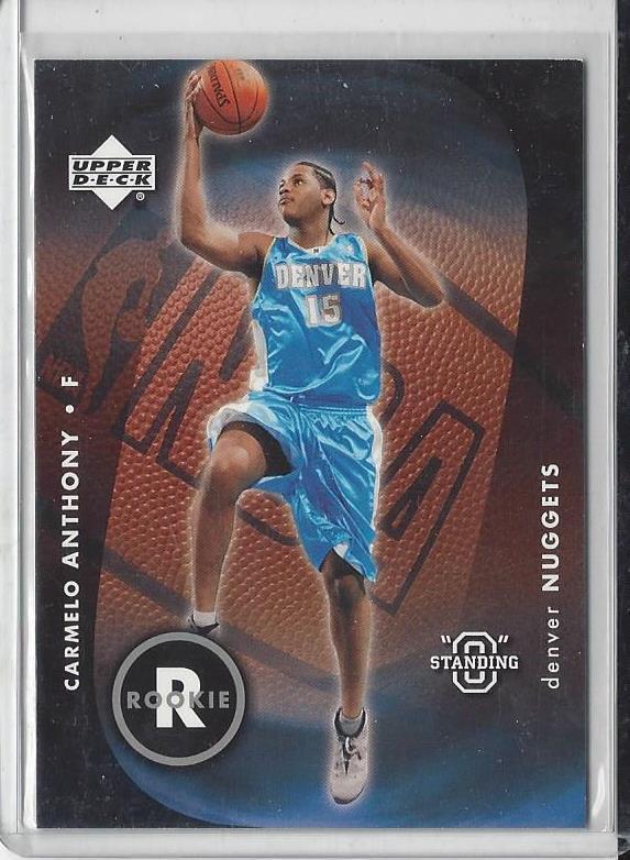 CARMELO ANTHONY 2003-04 UPPER DECK STANDING "O" TRUE RC #87