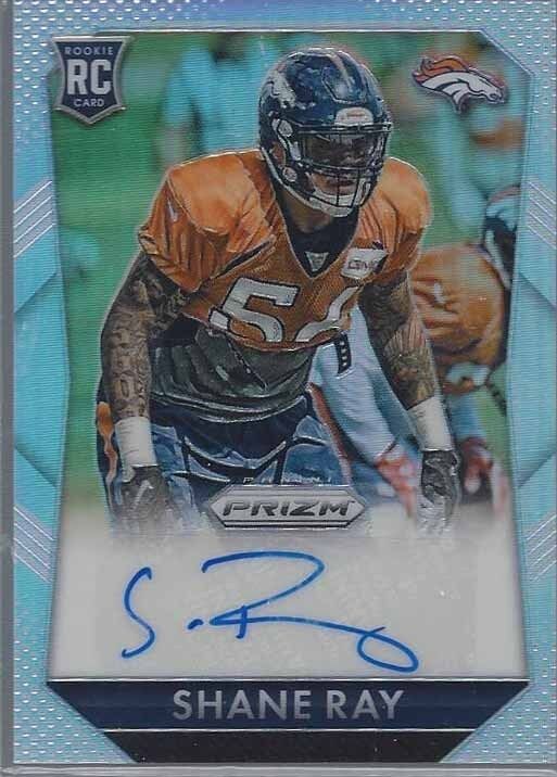 SHANE RAY 2015 PANINI PRIZM REFRACTOR PRIZMS ROOKIE AUTO RC #D 71/300
