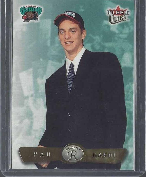 PAU GASOL 2001-02 FLEER ULTRA TRUE ROOKIE RC #D 745/2222