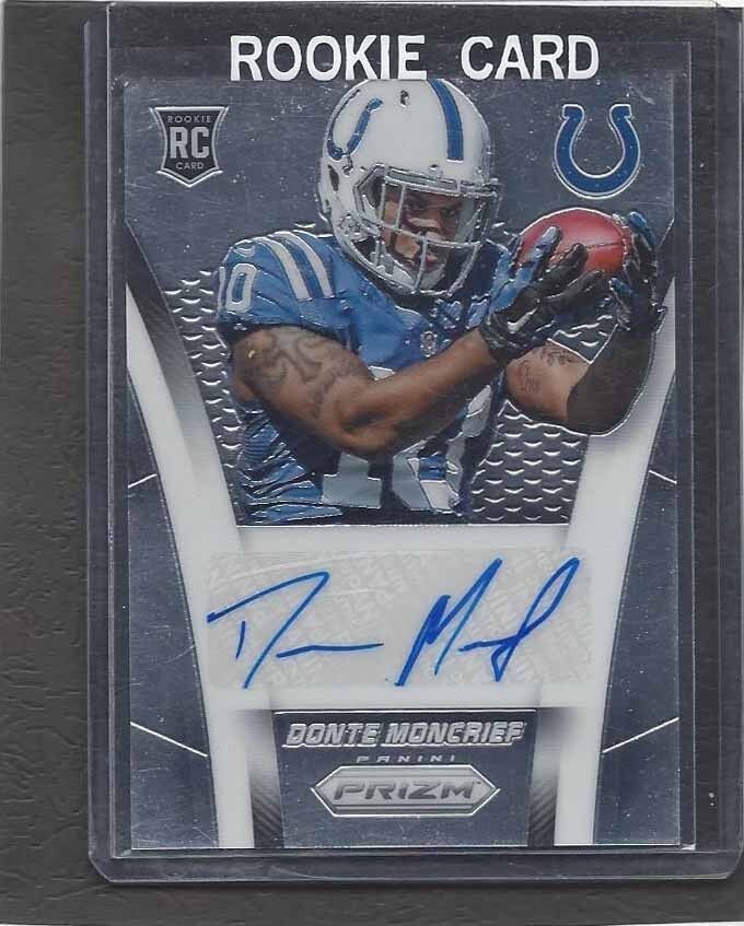 DONTE MONCRIEF 2014 PANINI PRIZM COLTS ROOKIE AUTO RC