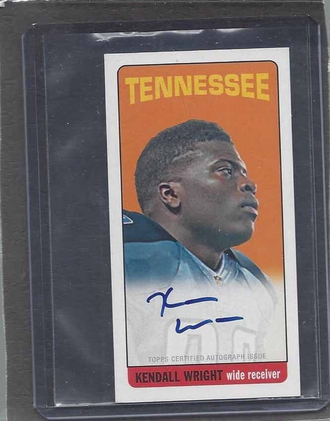 KENDALL WRIGHT 2012 TOPPS TALL BOY SHORT PRINT ON CARD ROOKIE AUTO RC SP #145
