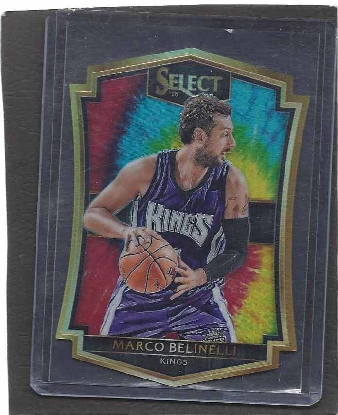 MARCO BELINELLI 2015-16 PANINI SELECT TIE DYE DIE CUT PRIZM #D 11/25