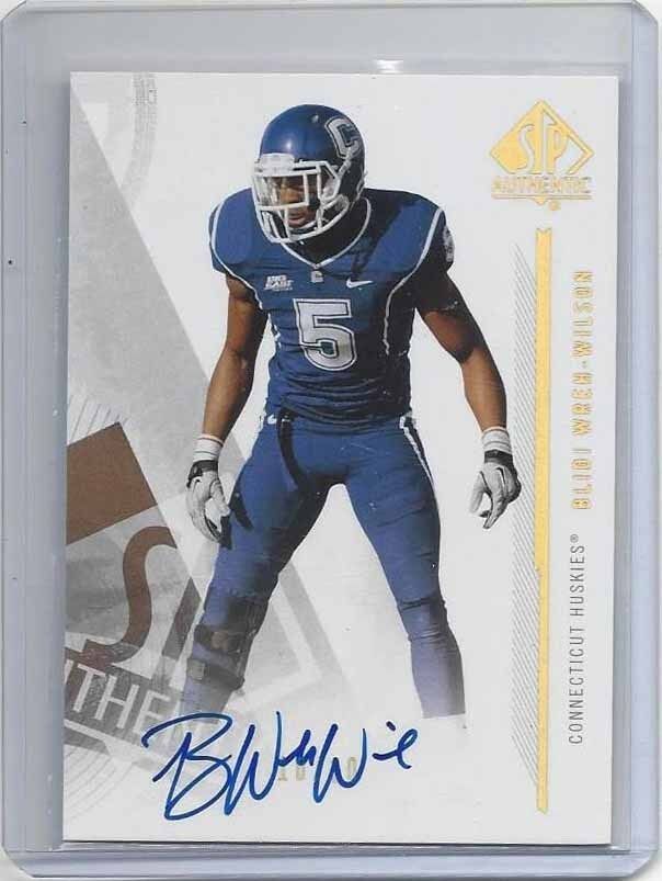 BLIDI WREH WILSON 2013 SP AUTHENTIC SP ON CARD TITANS ROOKIE AUTO RC #45
