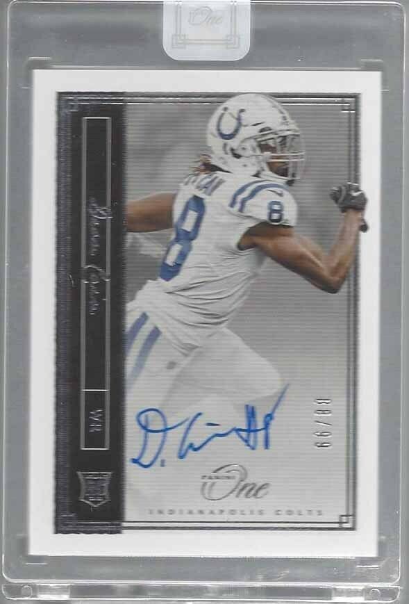 DEON CAIN 2018 PANINI ONE ON CARD ROOKIE AUTO RC #D 88/99