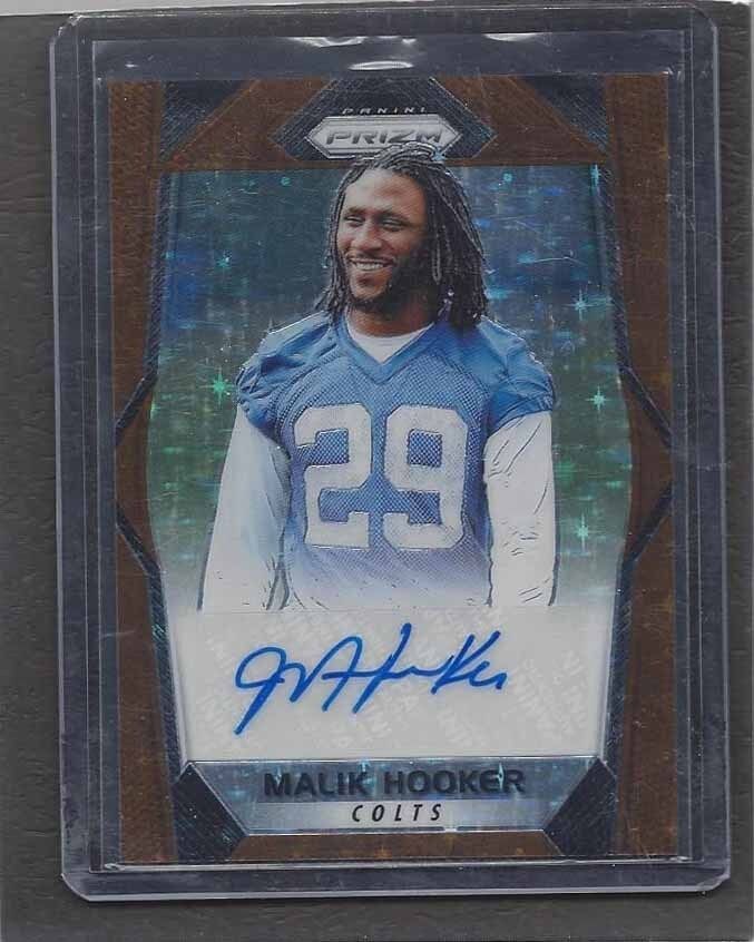 MALIK HOOKER 2017 PANINI PRIZM FIRST OFF THE LINE PRIZMS ROOKIE AUTO RC SP RARE