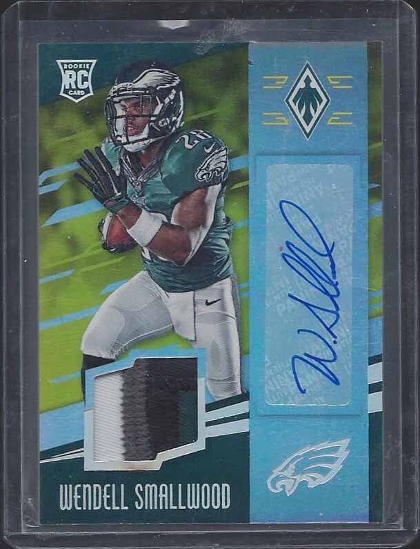 WENDELL SMALLWOOD 2016 PHOENIX GOLD RPA 4 COLOR ROOKIE PATCH AUTO RC #D 45/49