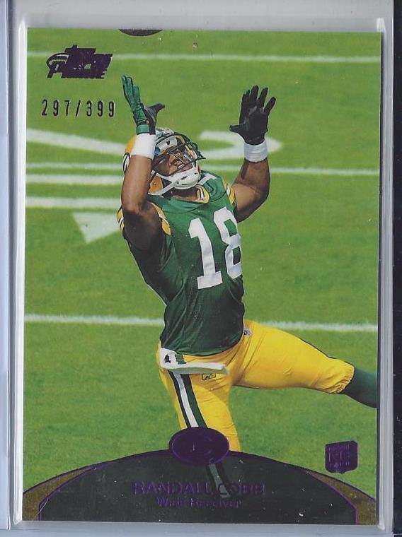 RANDALL COBB 2011 TOPPS PRIME PURPLE PARALLEL PACKERS RC #D 297/399