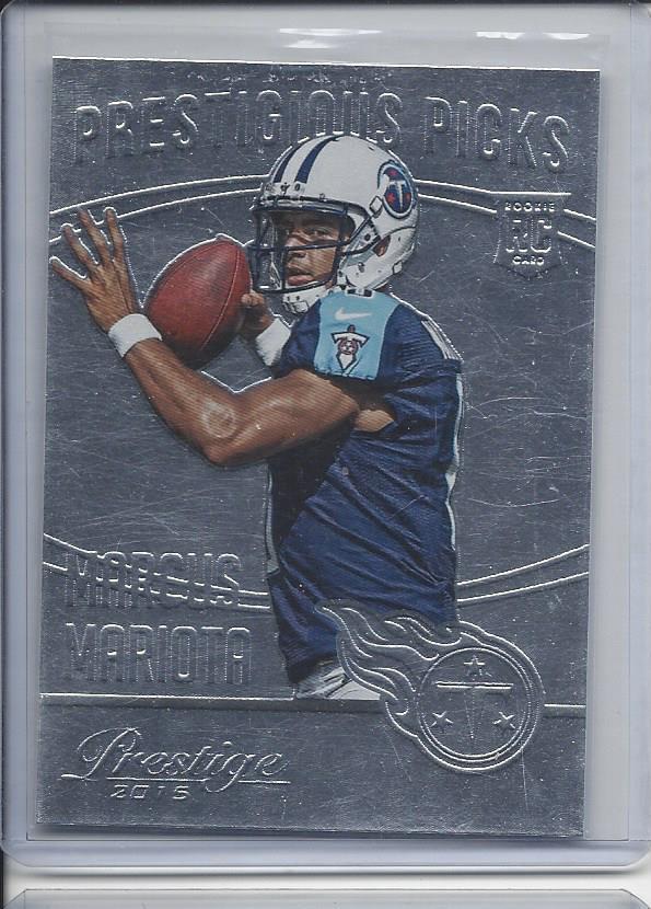 MARCUS MARIOTA 2015 PRESTIGE PRESTIGIOUS PICKS SILVER TITANS ROOKIE RC #2