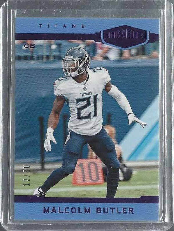 MALCOLM BUTLER 2018 PLATES & PATCHES PURPLE #D 12/30