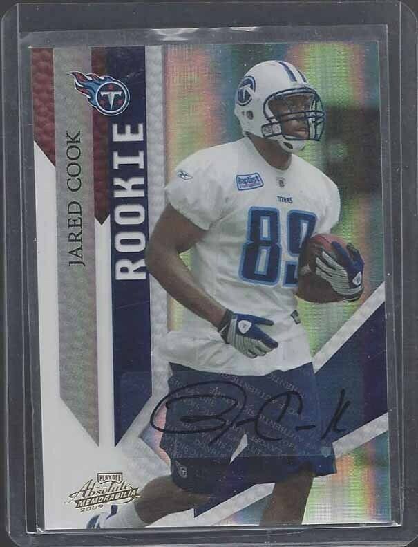 JARED COOK 2009 ABSOLUTE ROOKIE AUTO RC #D 129/149