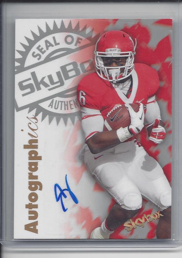 MOHAMED SANU 2012 FLEER RETRO 1997 STYLE AUTOGRAPHICS AUTO RC
