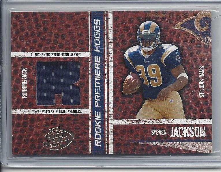 STEVEN JACKSON 2004 HOGG HEAVEN RPM RAMS JERSEY RC #D 401/750