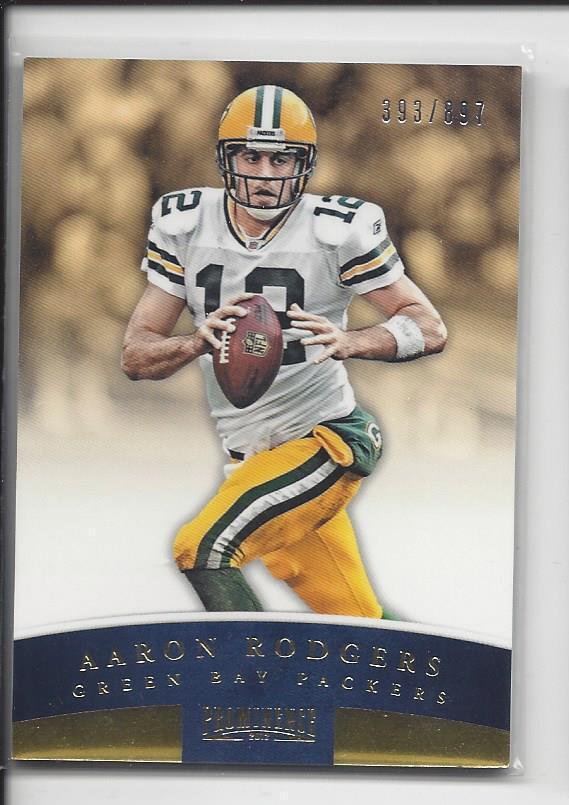 AARON RODGERS 2012 PROMINENCE PACKERS BASE #D 383/897