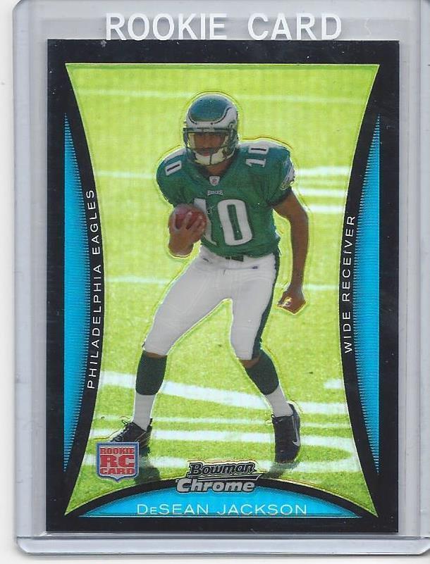 DESEAN JACKSON 2008 BOWMAN CHROME REFRACTOR RC #93