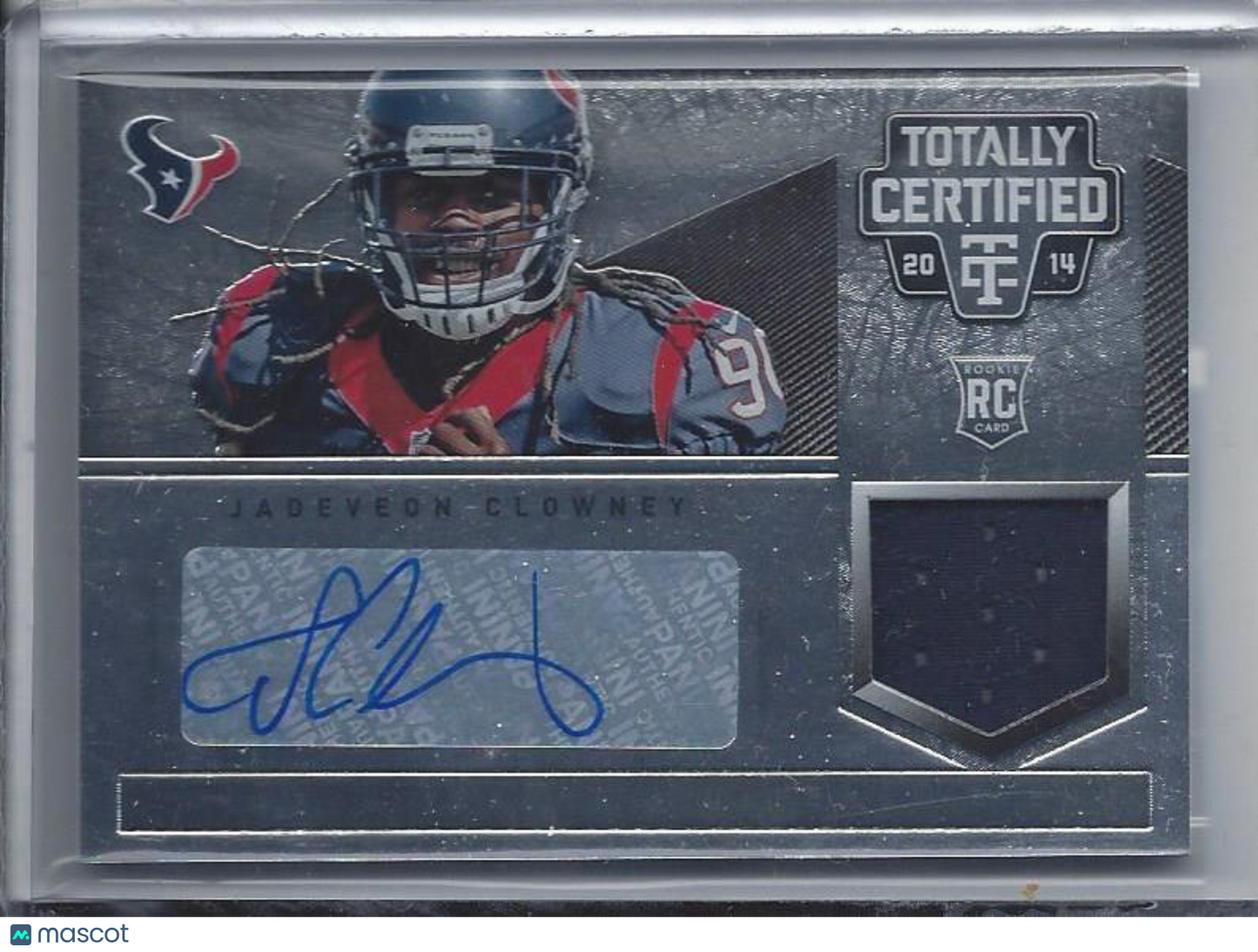 JADEVEON CLOWNEY 2014 TOTALLY CERTIFIED TEXANS JERSEY AUTO RC #173