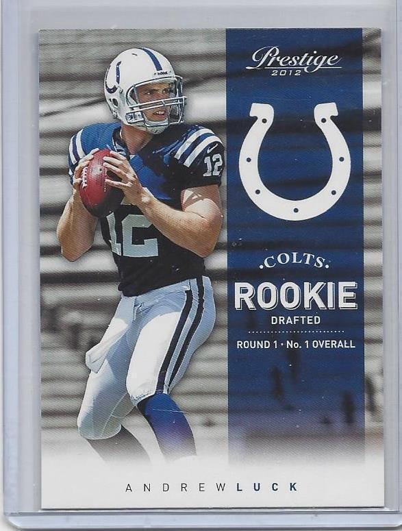 ANDREW LUCK 2012 PANINI PRESTIGE COLTS TRUE RC #229