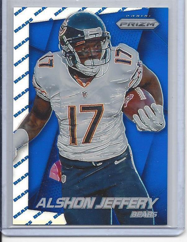 ALSHON JEFFERY 2014 PANINI PRIZM BLUE REFRACTOR PRIZMS #D 40/50
