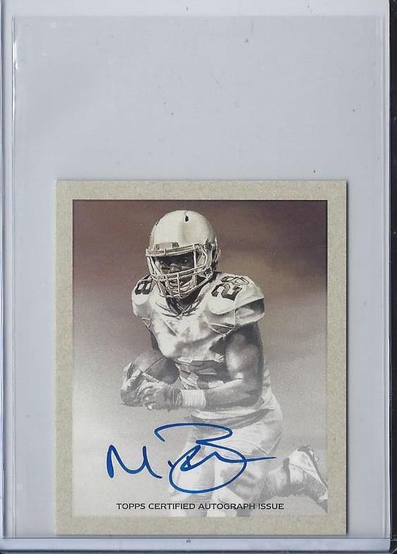 MALCOLM BROWN 2015 BOWMAN MINI RAMS ON CARD ROOKIE AUTO RC
