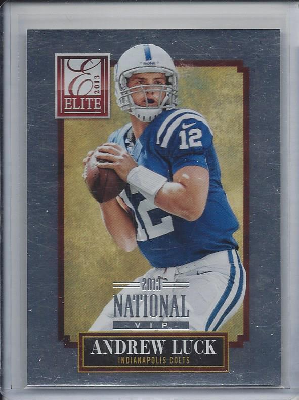 ANDREW LUCK 2013 ELITE NATIONAL VIP GOLD PACKS RARE #D 5/5