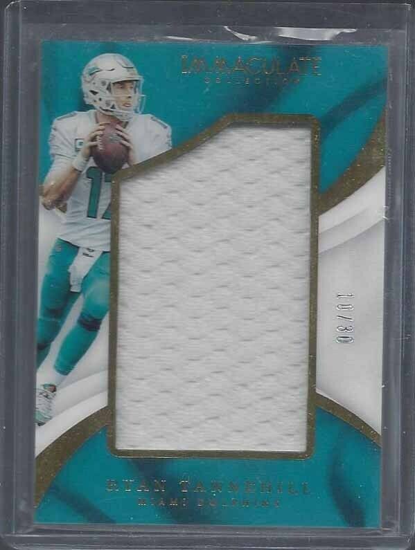 RYAN TANNEHILL 2017 IMMACULATE ACETATE JUMBO JERSEY #D 10/30