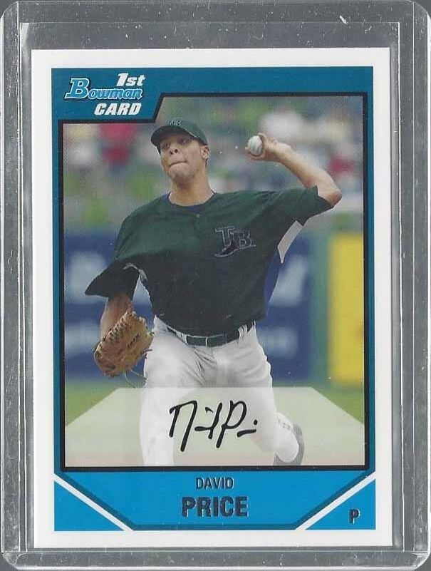 DAVID PRICE 2007 BOWMAN DRAFT PROSPECTS 1ST PROSPECT #55