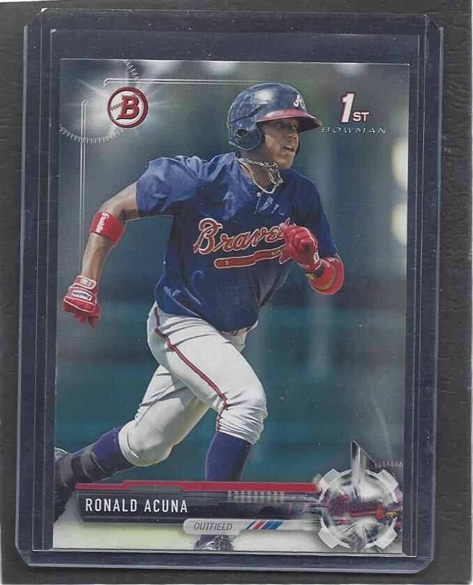 RONALD ACUNA 2017 BOWMAN PROSPECTS 1ST BRAVES PROSPECT #127