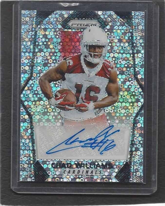 CHAD WILLIAMS 2017 PANINI PRIZM DISCO PRIZMS SSP ROOKIE AUTO RC SP