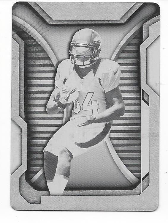 RONNIE HILLMAN 2012 TOPPS STRATA BLACK PRINTING PLATE RC #D 1/1