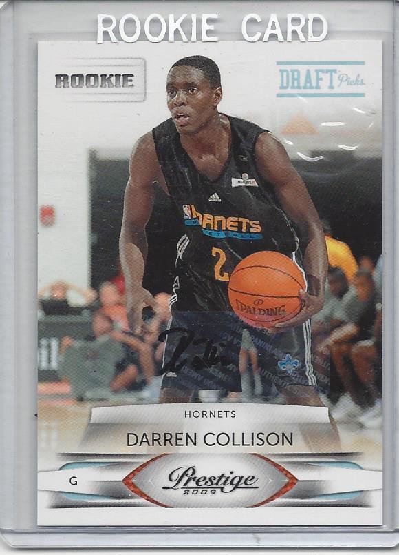 DARREN COLLISON 2009-10 PRESTIGE DRAFT PICKS AUTO RC #D 79/399
