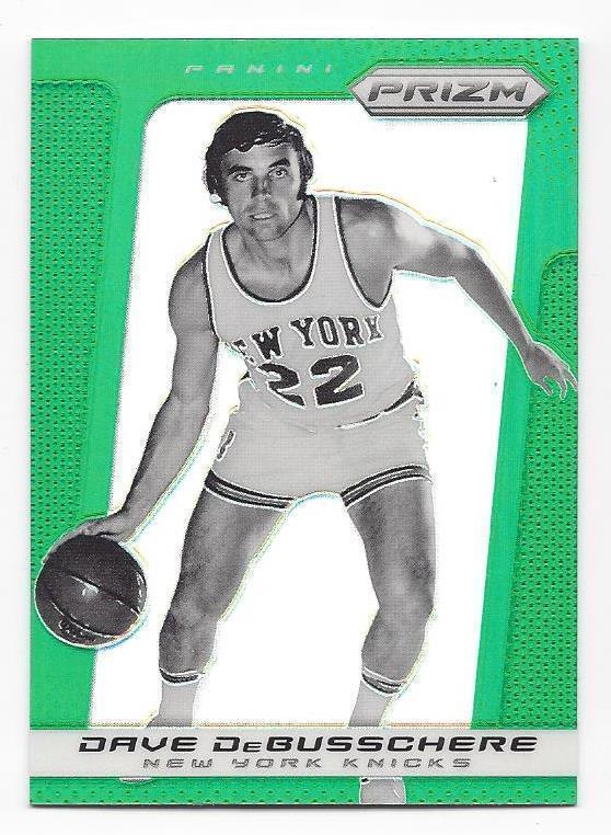 DAVE DeBUSSCHERE 2013-14 PANINI PRIZM GREEN REFRACTOR SP BLACK WHITE PRIZMS #230