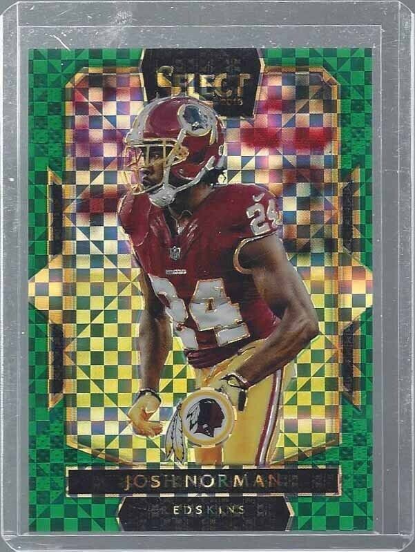 JOSH NORMAN 2016 PANINI SELECT GREEN PRIZM #D 5/5