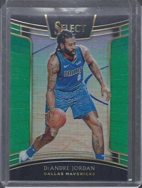 DEANDRE JORDAN 2018-19 PANINI SELECT GREEN PRIZM #D 5/5